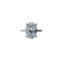 Moissanite Ring 8ct 925 silver